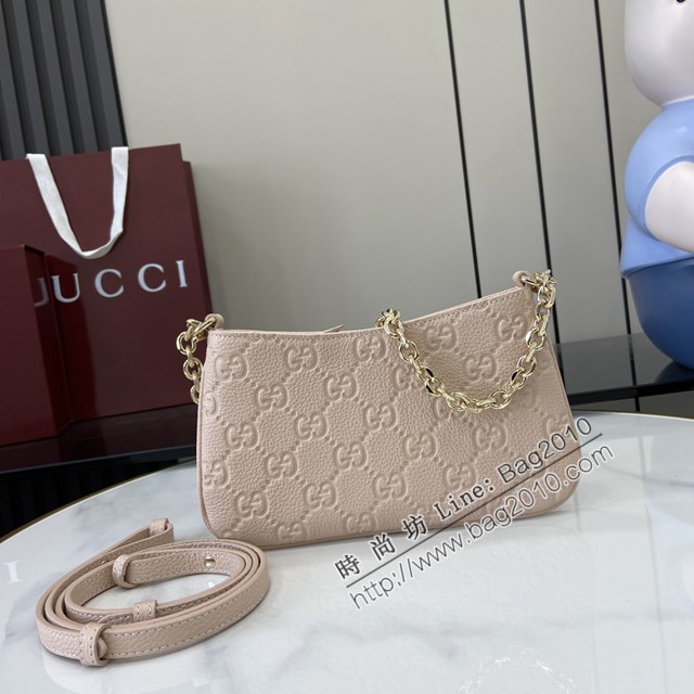 Gucci專櫃古馳最新款Emblem系列超迷你肩背包鏈條女包 jh2851型號：815278
